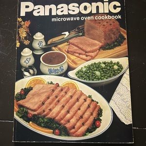 Panasonic microwave oven cookbook vintage